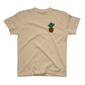 サボテン　cactus ドット絵 T-Shirt