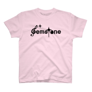 Gemstone（黒ロゴ） Regular Fit T-Shirt