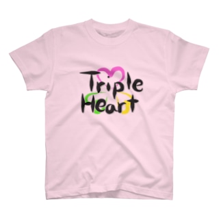 Triple Heart Regular Fit T-Shirt