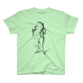 グランヴィル「蛙」＜アンティーク・プリント＞ Regular Fit T-Shirt