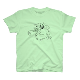 猫 猫パーンチ Regular Fit T-Shirt