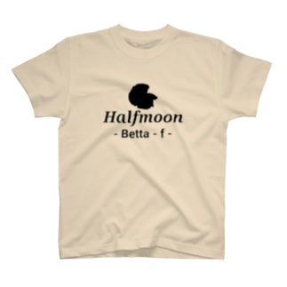 Halfmoon Betta⑤Black Regular Fit T-Shirt