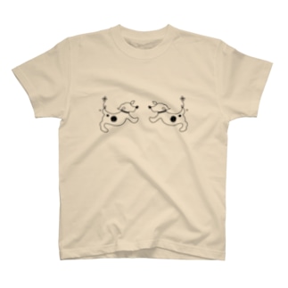hitofudegaki-DOG×２ T-Shirt