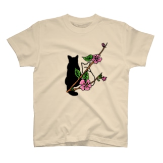 桜猫 Regular Fit T-Shirt