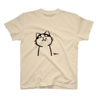 牛柄猫 Regular Fit T-Shirt