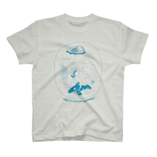夏図鑑シリーズ　恐竜　カラー Regular Fit T-Shirt