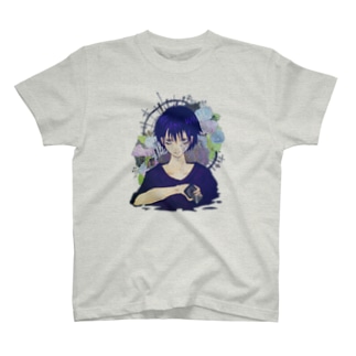 男 イラスト 紫陽花 Tシャツの通販 Suzuri スズリ