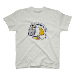 CT71 夜の誘惑 HORNED OWL_A Regular Fit T-Shirt