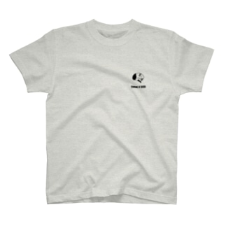 モノクロ【脳】 Regular Fit T-Shirt