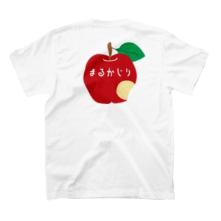 バックプリント りんご まるかじりA Regular Fit T-Shirt
