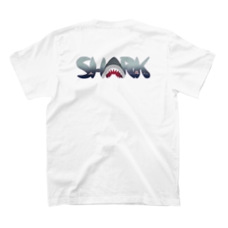 バックプリント SHARK サメ Regular Fit T-Shirt
