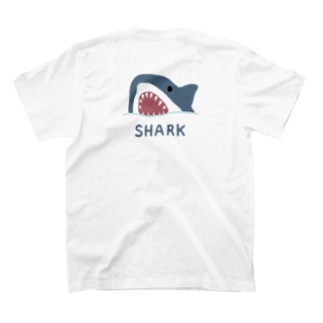 【バックプリント】 サメ Regular Fit T-Shirt