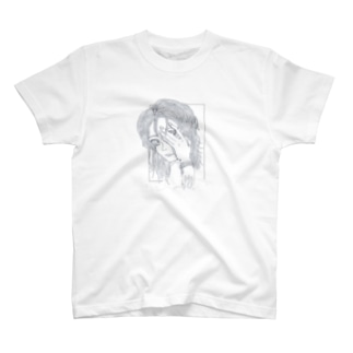 girl_溶ける Regular Fit T-Shirt