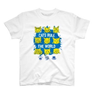 猫が世界を支配するFreeHand（UKR🇺🇦） Regular Fit T-Shirt