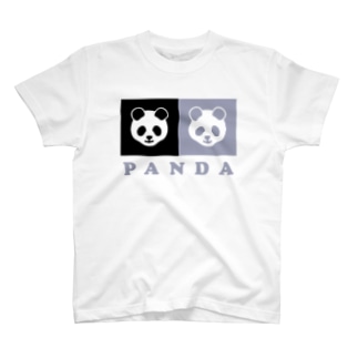 プラモ好きなパンダ　グレースケール T-Shirt