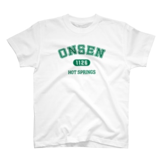 ONSEN (グリーン) Regular Fit T-Shirt