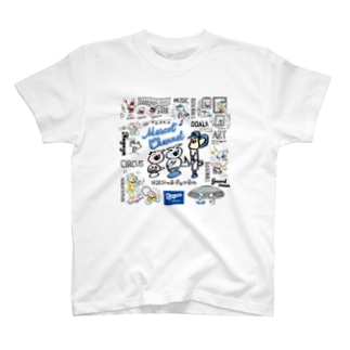 マスコットチャンネル手書きデザイン Regular Fit T-Shirt