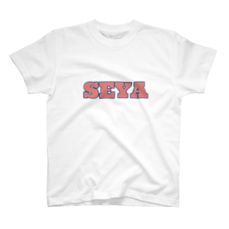 SEYA(ピンク) Regular Fit T-Shirt