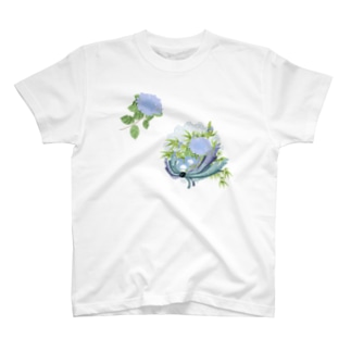 紫陽花と朝顔 Regular Fit T-Shirt