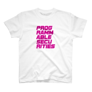 Programmable Securities Tシャツ (マゼンタ） Regular Fit T-Shirt