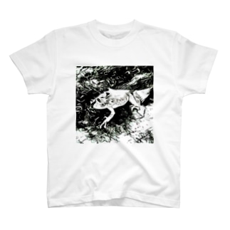 Fantastic Frog -Black And White Version- Regular Fit T-Shirt