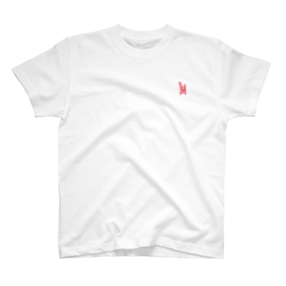 ぶきっちょキツネ･赤 Regular Fit T-Shirt