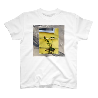 黄色の外壁と花 T-Shirt