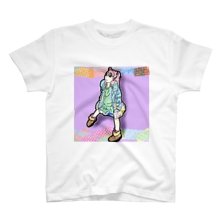 ジェジェ(マスキングテープVer ) Regular Fit T-Shirt