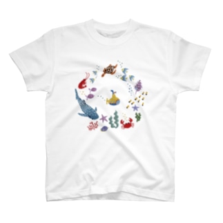 海の日プラスジンベエザメ T-Shirt