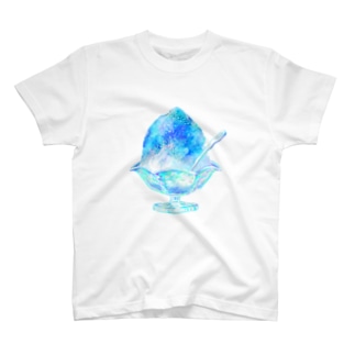 ブルーハワイなかき氷 T-Shirt