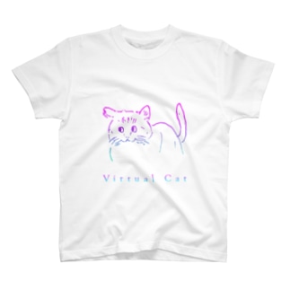 Neon Virtual Cat Regular Fit T-Shirt