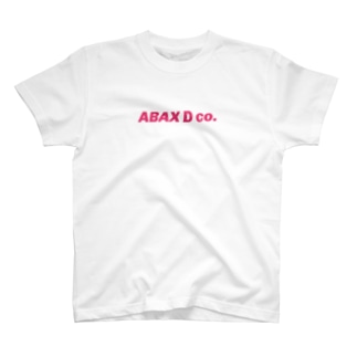 ABAX DIAMOND co. ボックスロゴピンクver Regular Fit T-Shirt