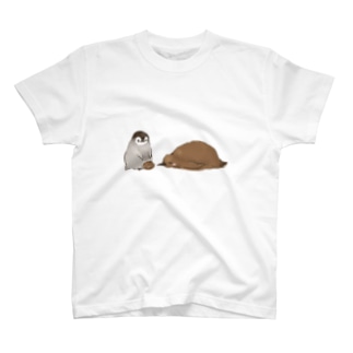 たわしとペンギン Regular Fit T-Shirt