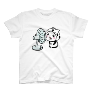 パンダinぱんだ(扇風機) Regular Fit T-Shirt