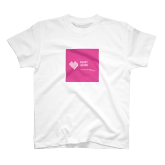 Heart & Hand ピンク Regular Fit T-Shirt