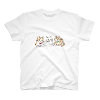 三匹の猫 Regular Fit T-Shirt