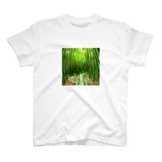 《どるちぇ旅》＊伝統的な竹林＊ Regular Fit T-Shirt