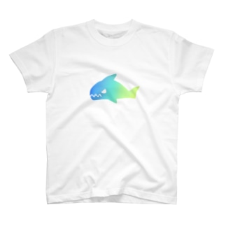 グラデーションサメ T-Shirt