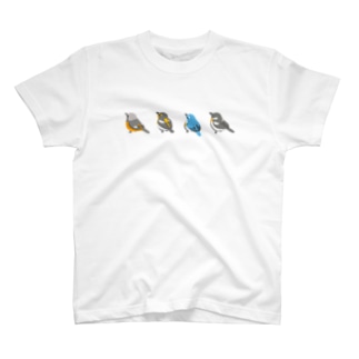ヒタキたち(野鳥たち) Regular Fit T-Shirt