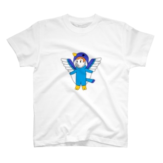 幸せの青いブタトギス T-Shirt