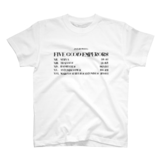 五賢帝（黒） Regular Fit T-Shirt