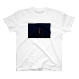 夜のトーキョータワー T-Shirt