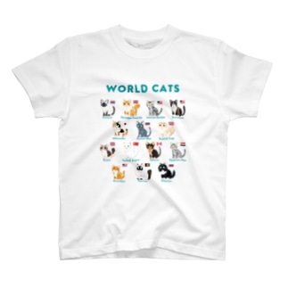 世界のイエネコちゃん Regular Fit T-Shirt