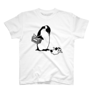 スーパーで駄々をこねるペンギン Regular Fit T-Shirt