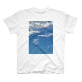 青空と雲 Regular Fit T-Shirt