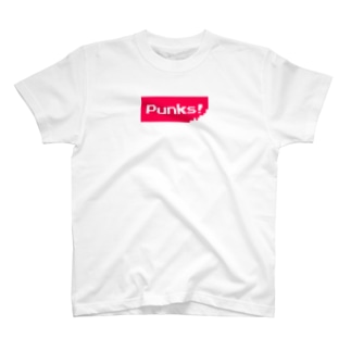 punks!ロゴTシャツ Regular Fit T-Shirt