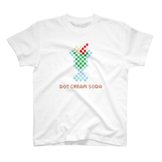 ドット絵クリームソーダ（DOT CREAM SODA） Regular Fit T-Shirt