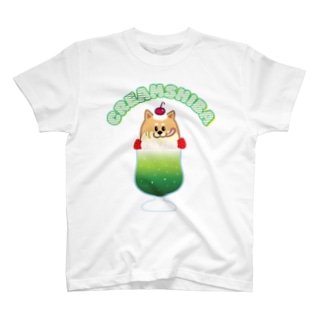 柴犬クリームソーダ Regular Fit T-Shirt