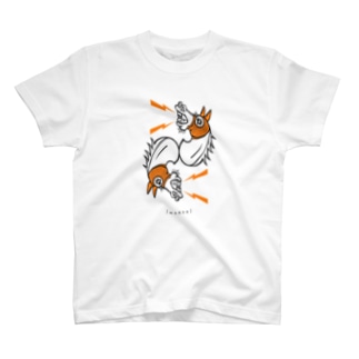 INANAKI_orange Regular Fit T-Shirt