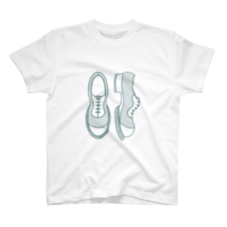 シンプル革靴 薄め T-Shirt